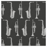 Saxophone Trumpet Musician Jazz Music Fabric