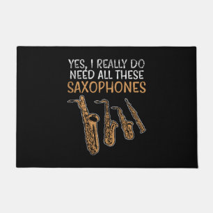 Saxophone Types Doormat
