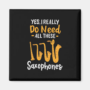 Saxophone Types Magnet