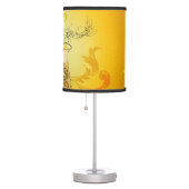 Saxophone with key notes and clef table lamp (Right)