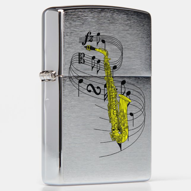 Saxophone Zippo Lighter | Zazzle