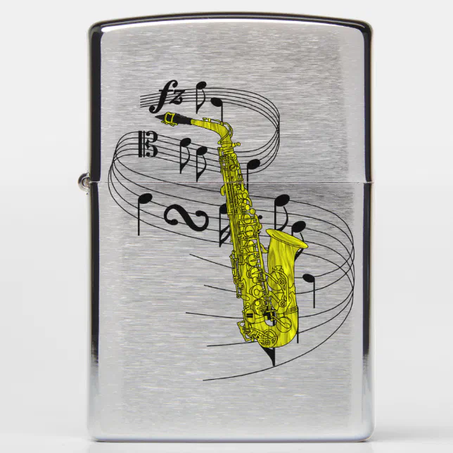 Saxophone Zippo Lighter | Zazzle
