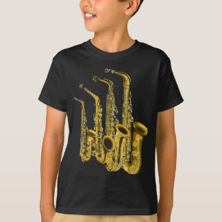 Saxophonist Musical Instrument Saxophone Player Sa T-Shirt