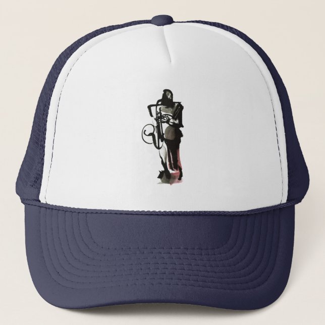 Saxophonist Trucker Hat (Front)