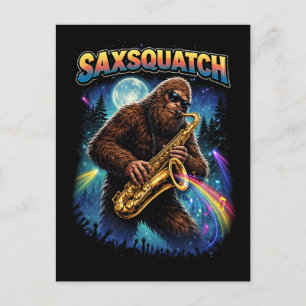 Saxsquatch Postcard