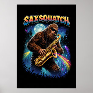 Saxsquatch Poster
