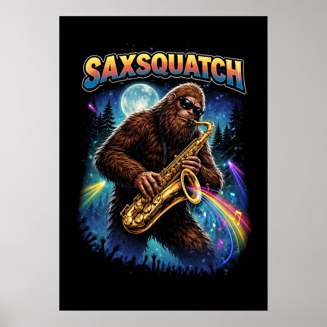 Saxsquatch Poster (Front)
