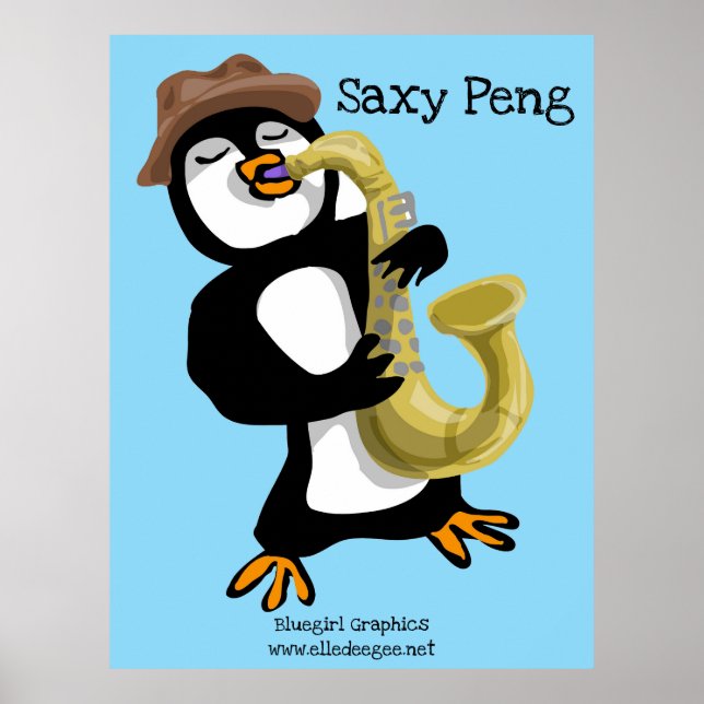 Saxy Peng Poster (Front)