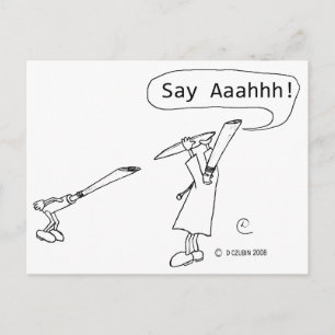 Say Ahhh Postcard