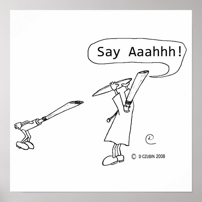 Say Ahhh Poster (Front)