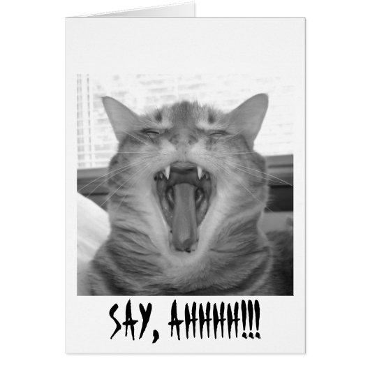 SAY, AHHHH!!! CARDS (Front)