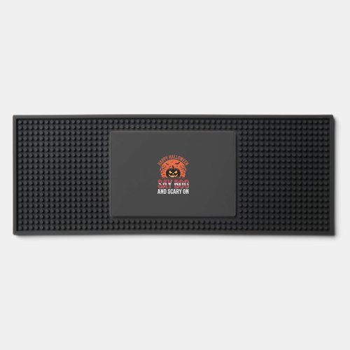 Say Boo Halloween Pumpkin Design_1 Bar Mat
