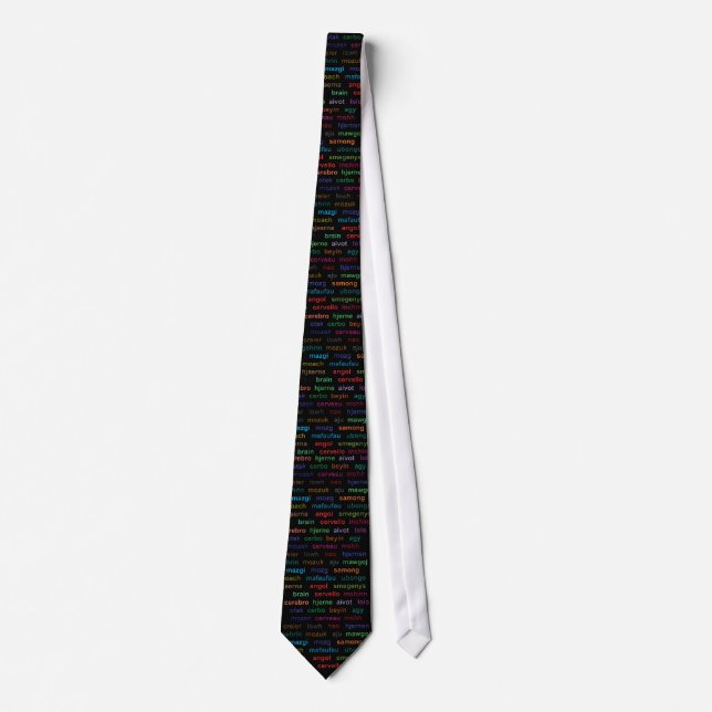 Say Brain Neck Tie (Front)