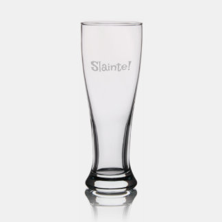 Say cheers in traditional Irish Gaelic! Pilsner Glass