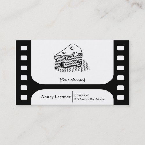 Say Cheese Business Cards
