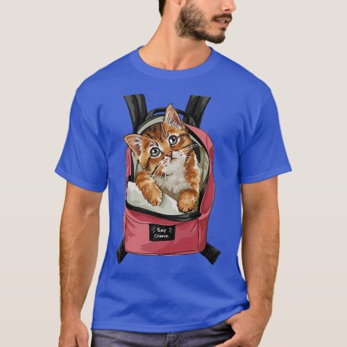Say Cheese Cat T_Shirt