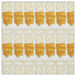Say Cheese Cheddar Swiss Brie Cheeses Food Print Fabric