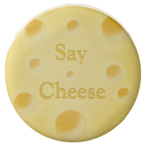 Say Cheese Customizable Cute Holey Swiss Cheese Chocolate Covered Oreo
