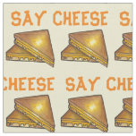 Say Cheese Grilled Toasted Cheese Toastie Sandwich Fabric