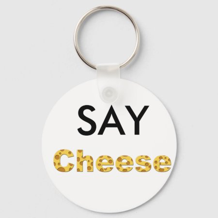 Say Cheese Keychain