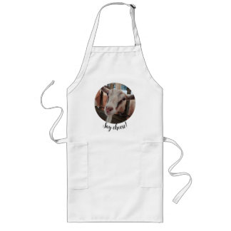 Say cheese! long apron