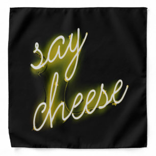 Say Cheese Neon Lights Bandana