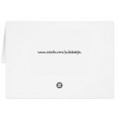 Say Cheese Tiger Card (Back Horizontal)