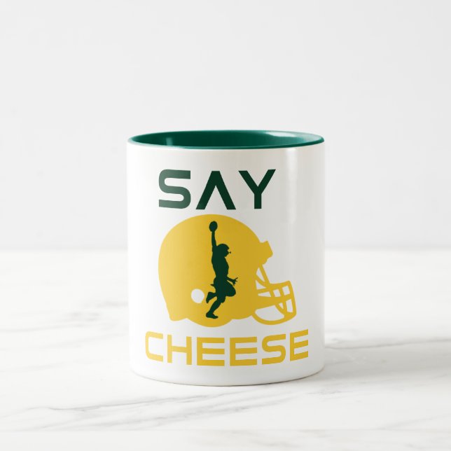 Say Cheese Two-Tone Coffee Mug (Center)