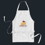 Say Cheesecake Adult Apron<br><div class="desc">Bon Appétit! This design set is perfect for the chefs in your life!  Make a perfect gift every time with this design on aprons,  towels,  napkins,  place mats,  potholders and more!</div>