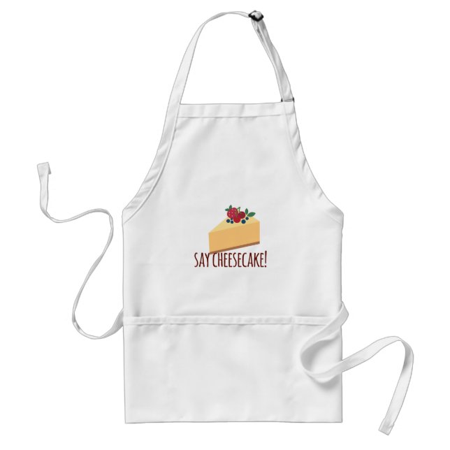 Say Cheesecake Adult Apron (Front)