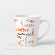 Say coffee in all languages 