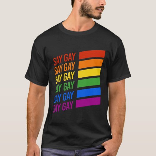 Say Gay FLA T_Shirt