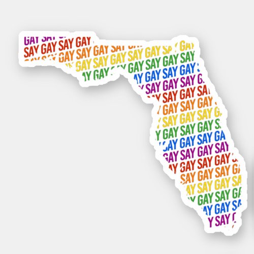 Say Gay Florida Sticker