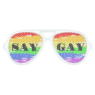 SAY GAY RAINBOW SUNGLASSES