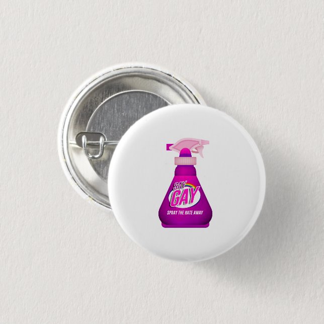 Say Gay Spray Button (Front & Back)