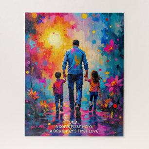 Say happy Father's Day in a Unique Way Jigsaw Puzzle