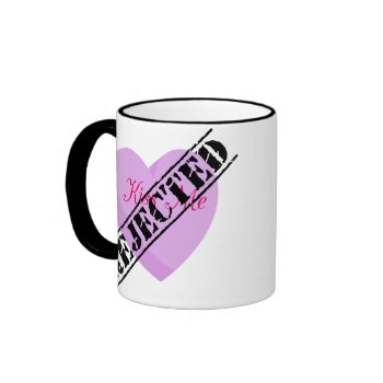 Say Happy Valentines with Rejection & Breakup mug