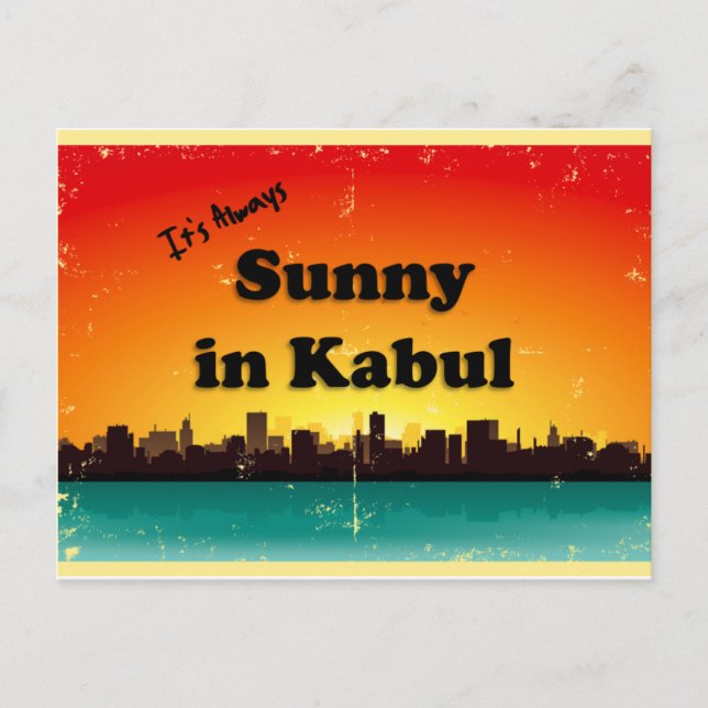 Say hello from Kabul! Postcard (Front)