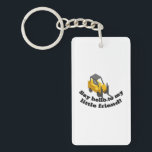 Say Hello to my Forklift Keychain<br><div class="desc">Say hello to my little forklift friend. Great gift for forklift operators or forklift enthusiasts.</div>