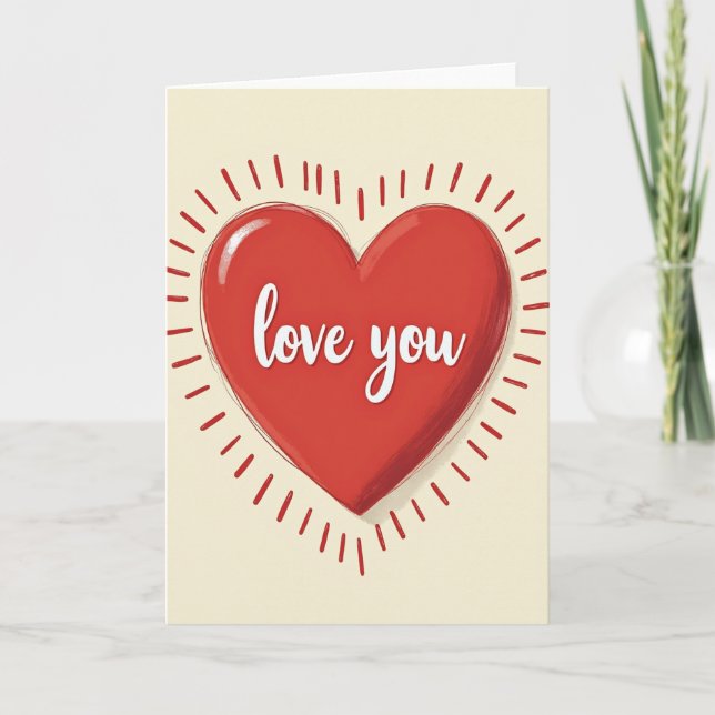 Say I Love You Card (Front)