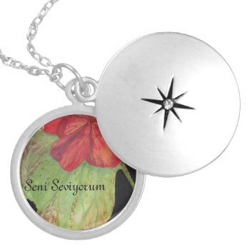 Say I Love You In Turkish Locket Necklace by Say_i_love_you at Zazzle
