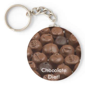 Say it with Chocolate! keychain