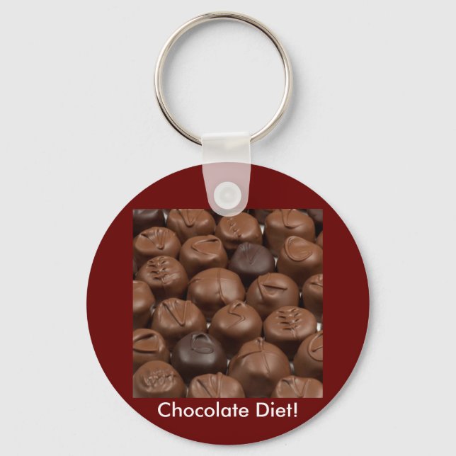 Say it with Chocolate! Keychain (Front)