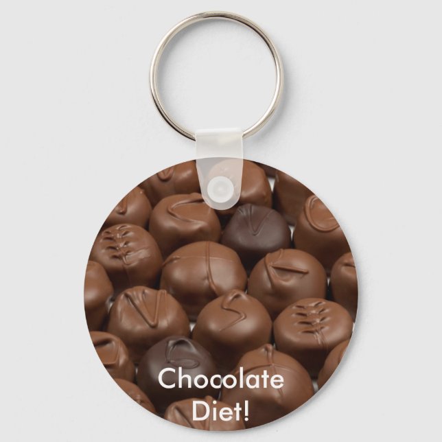 Say it with Chocolate! Keychain (Front)