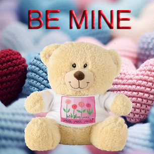 Say it with Flowers Sherman Teddy Bear