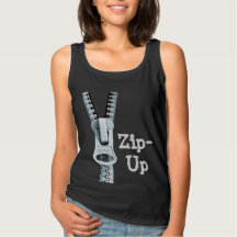 Say it with ts T-shirt Zip-Up Gray By Zazz_it