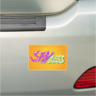 Say Less Car Magnet