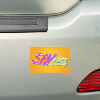 Say Less Car Magnet