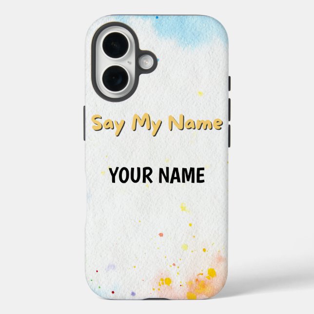 Say My Name Case-Mate iPhone Case (Back)