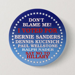 Say No the Hillary! Button
